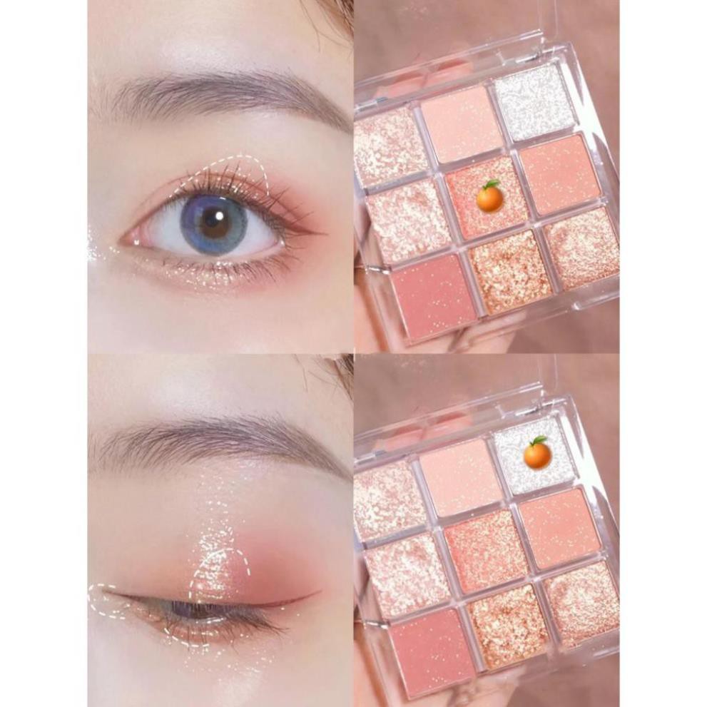 Bảng phấn mắt 9 màu sắc trong suốt độ sáng cao chống nước lâu trôi | BigBuy360 - bigbuy360.vn