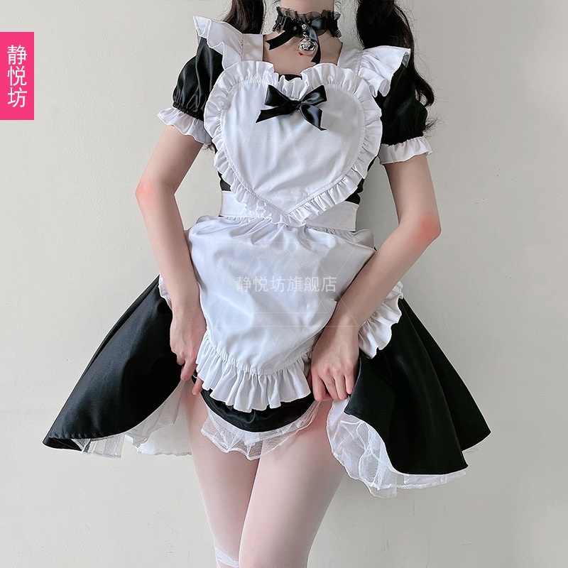 Đầm hóa trang cô hầu gái màu đen phong cách Lolita nhật bản | BigBuy360 - bigbuy360.vn