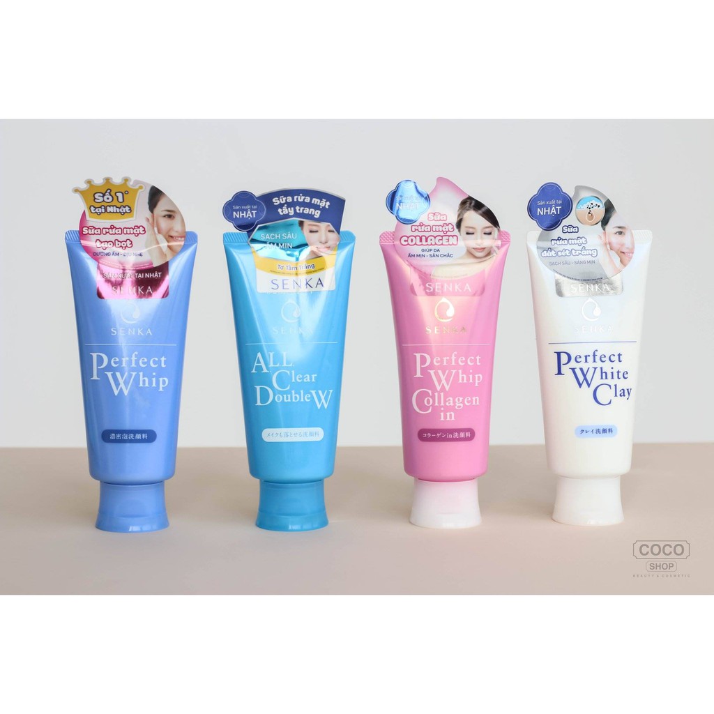 Sữa rửa mặt Senka Perfect White Clay-[Coco Shop] | BigBuy360 - bigbuy360.vn