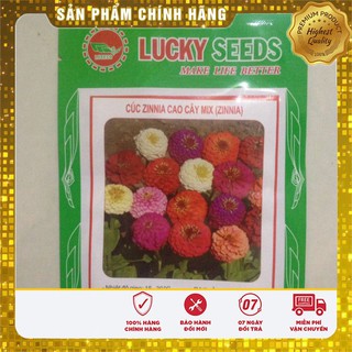 Hạt Giống Hoa Cúc ZINNIA Cao Cây Mix (50 hạt)