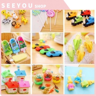 Sỉ Gôm Tẩy Chì Tẩy Bút Chì Hình Cute Nhiều Mẫu (Được Chọn Mẫu)