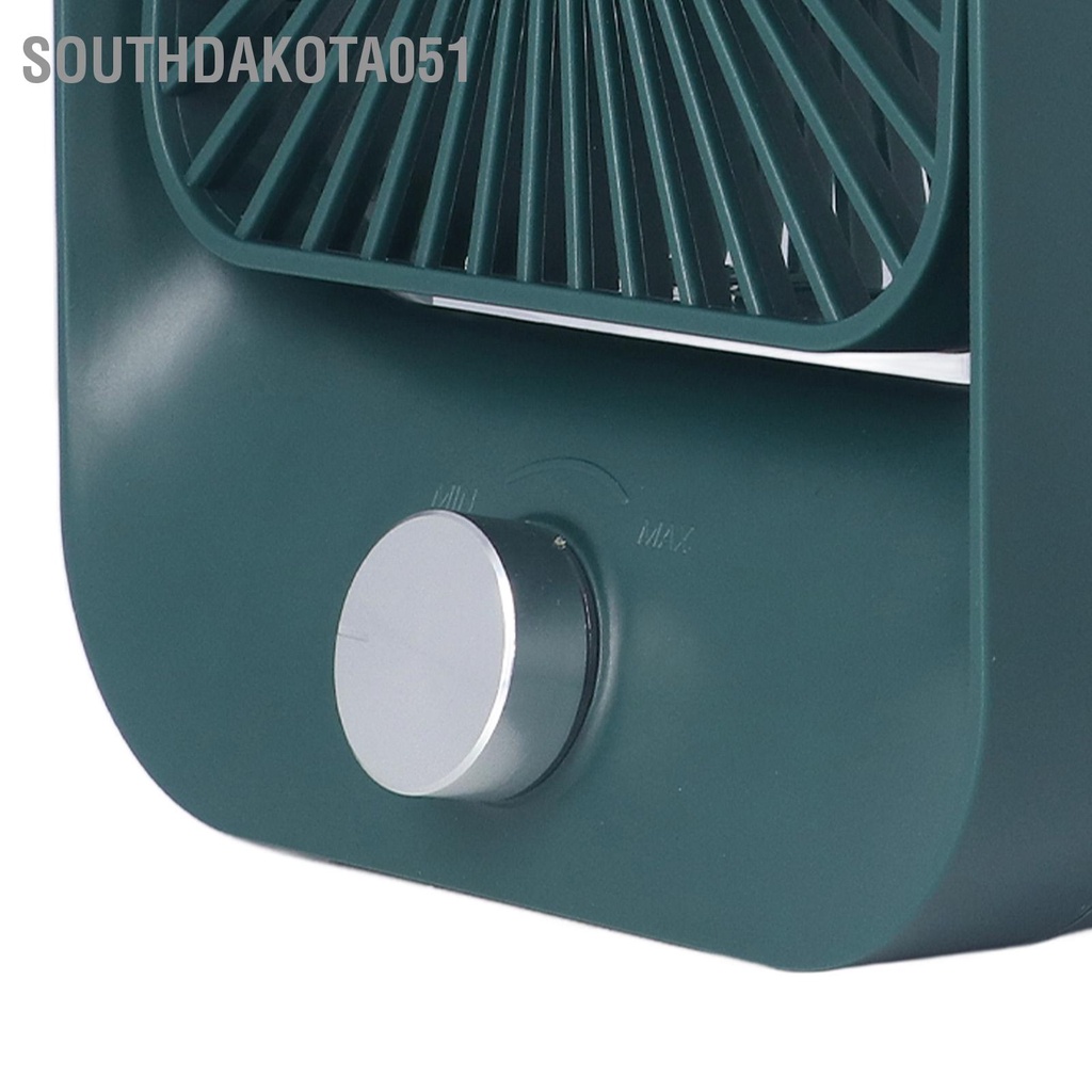 [Hàng Sẵn] Quạt để bàn Sạc USB yên tĩnh có dây buộc cho cắm trại tại nhà【Southdakota051】