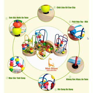 ĐỒ CHƠI GỖ MÊ CUNG LUỒN HẠT (NHỎ)