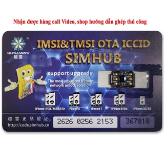 Sim ghép thần thánh ione 7 Meta Sprice II. Sim ghép Hicard 2.0 cho iP lock, hỗ trợ ghép online