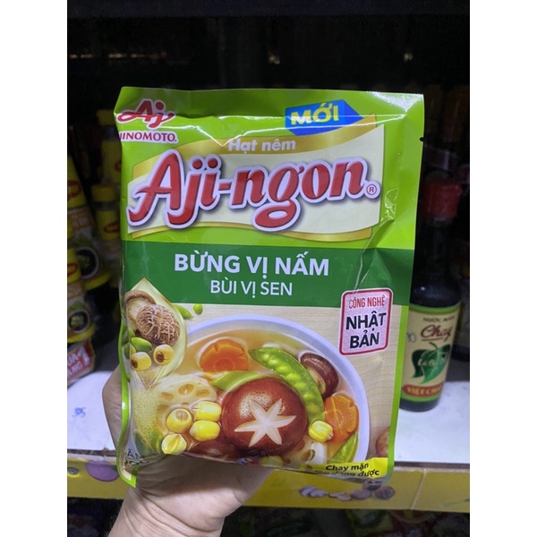 Hạt Nêm Ajingon Ajinomoto Bừng Vị Nấm Bùi Vị Sen 200g