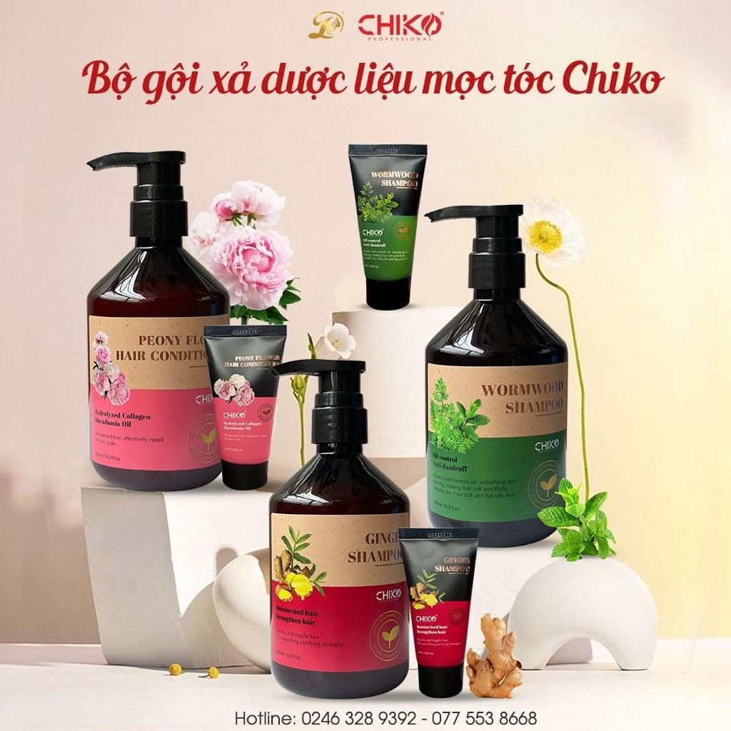 BỘ DẦU GỘI GỪNG TƯƠI CHIKO mẫu dùng thử 50g