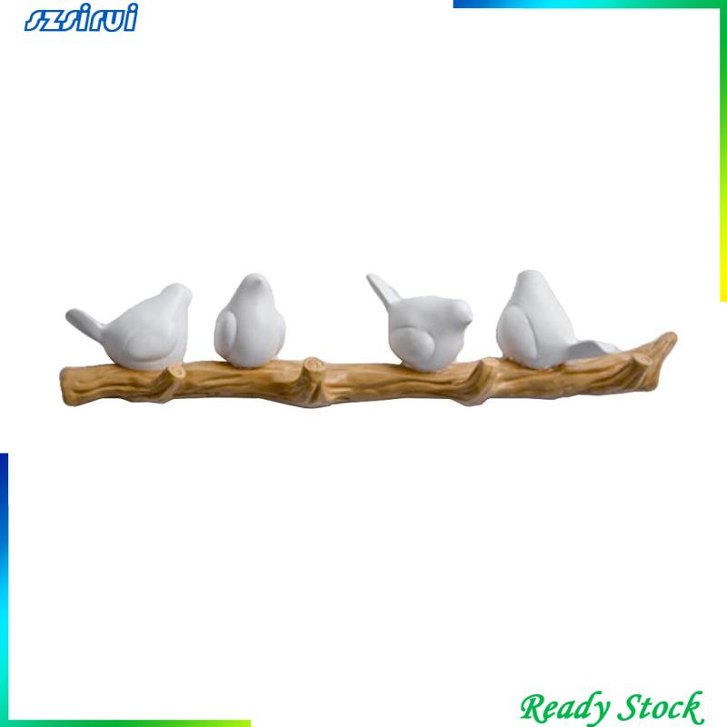 Set 2 Móc Treo Đồ / Áo Choàng / Khăn Tắm Hình Chim 3D