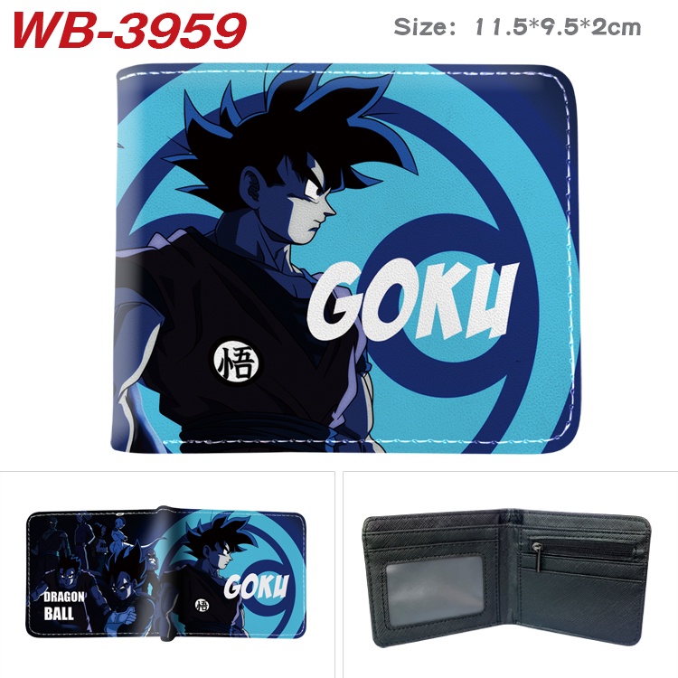Ví Da PU Mini In Hình Dragon Ball Z Vegeta Goku Đáng Yêu Dành Cho Học Sinh