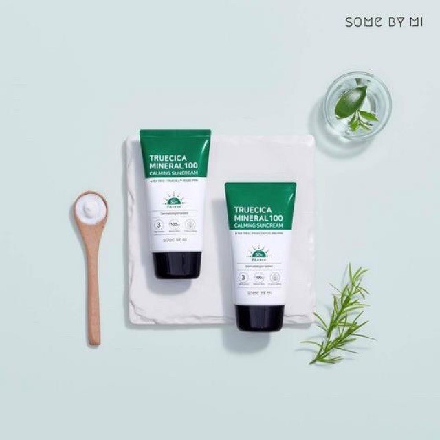 Kem Chống Nắng SOME BY MI Truecica Mineral 100 Calming Suncream SPF50+/PA++++ 50ml