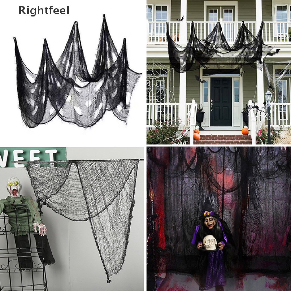 Vải Lưới Creepy Dùng Trang Trí Cửa Sổ Dịp Halloween