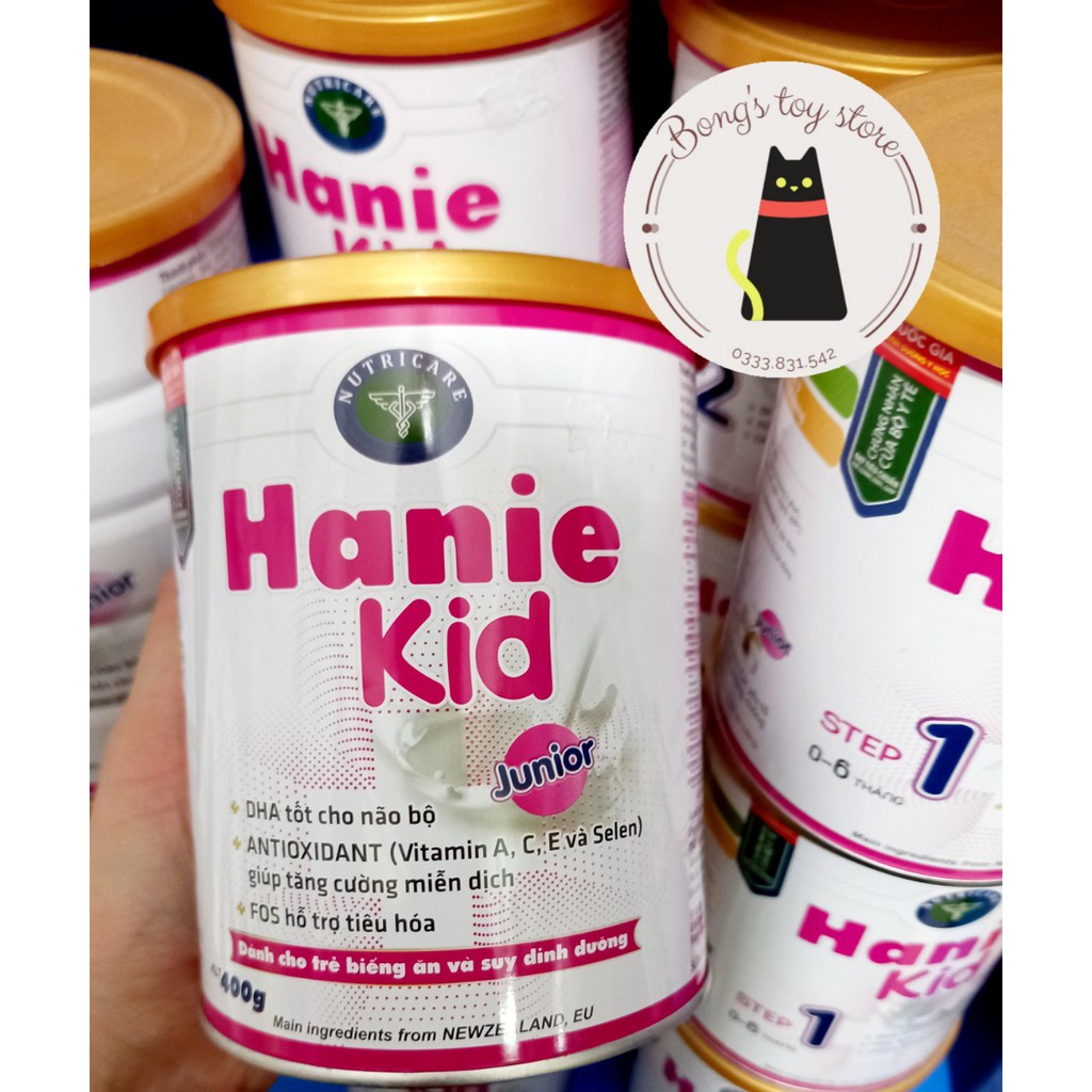 [SCT03] SỮA HANIE KID 400G (LON SỐ 1, SỐ 2 VÀ KHÔNG SỐ)