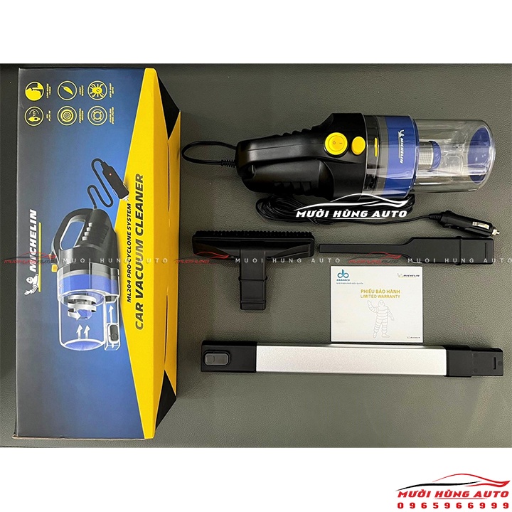 Máy Hút Bụi Cầm Tay Mini Cao Cấp Dành Cho Xe Hơi MICHELIN ML204