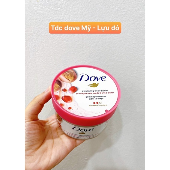 Tẩy Da Chết Toàn Thân DOVE Exfoliating Body Polish Mỹ 298gr