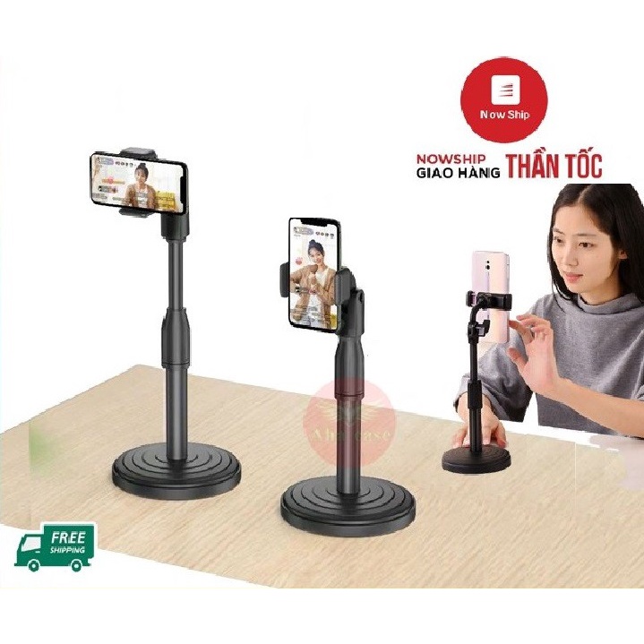 [Hàng Loại 1] Giá Đỡ Điện Thoại Xem Video Livestream Ổn Định  Xoay 360 Độ dùng để Quay Phim Ghi Hình Đa Dụng