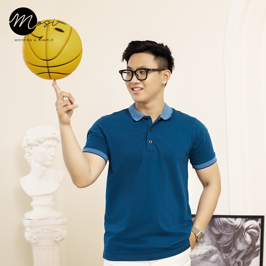 Áo Polo Nam Cotton Cao Cấp Cổ Phối Bo Hàng VNXK | BigBuy360 - bigbuy360.vn