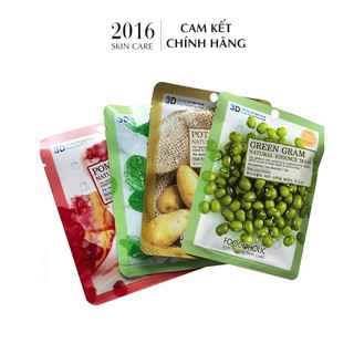 Mặt Nạ Giấy 3D Foodaholic Cao Cấp Hàn Quốc - Chọn Vị Ngẫu Nhiên - 2016 Skincare