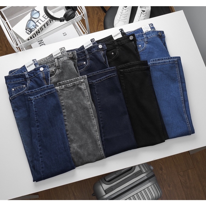 Quần jean thun nam - Kiểu PO1 từ nhỏ đến BIGSIZE