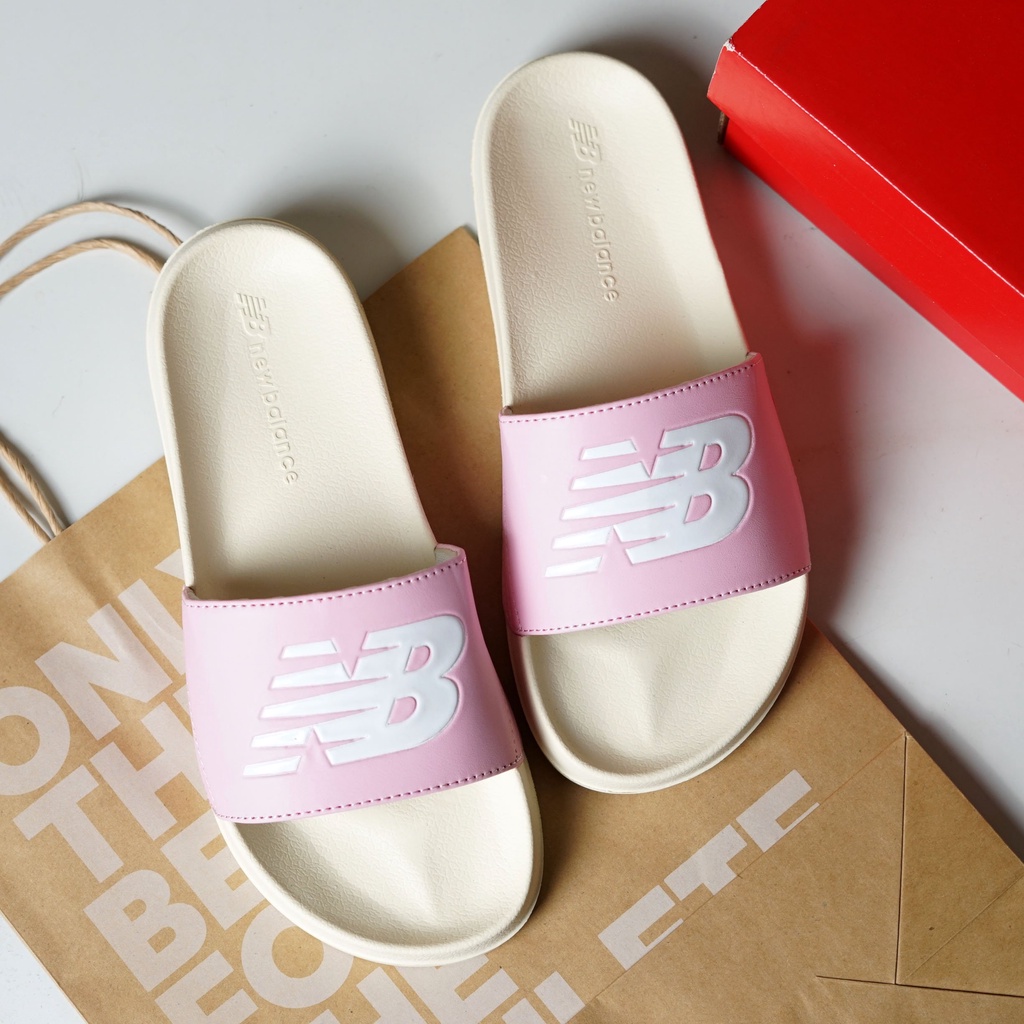 Dép quai ngang nữ Newbalance 1101 đế dép cao su Eva cao cấp chống trơn trượt