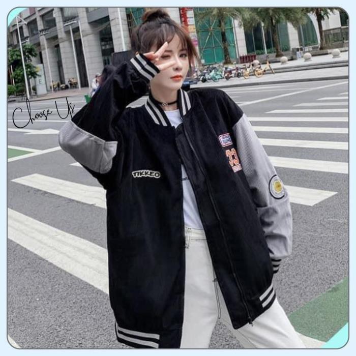 ÁO KHOÁC BOMBER NHUNG TĂM THÊU 33 NỮ  Choose Us | BigBuy360 - bigbuy360.vn