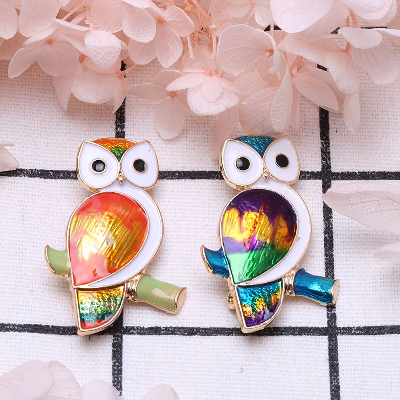 Ghim Cài Áo Hợp Kim Hình Cú Mèo Xinh Xắn Thời Trang