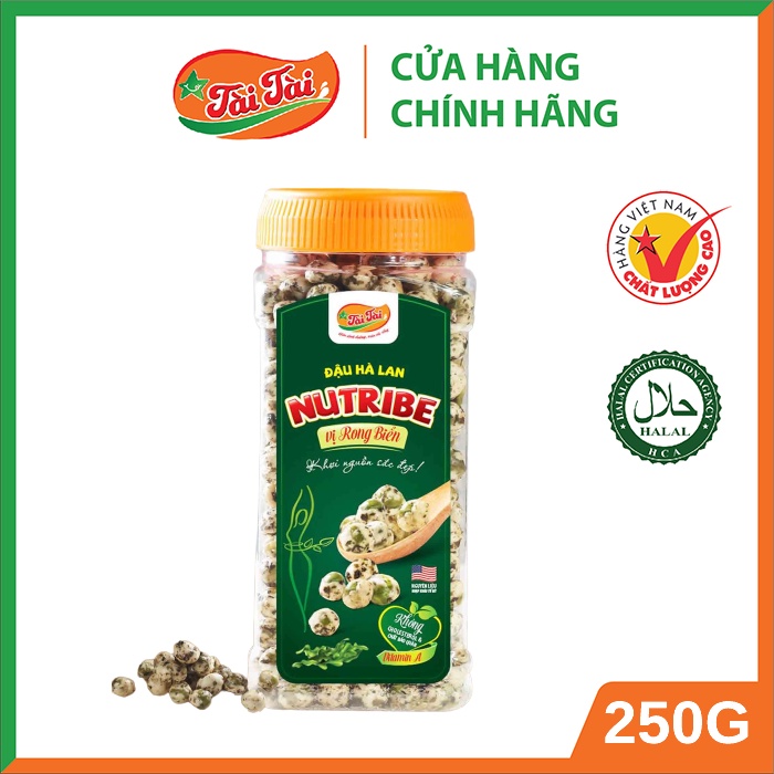 Đậu hà lan NUTRIBE vị rong biển- Đậu hòa lan rong biển Tài Tài