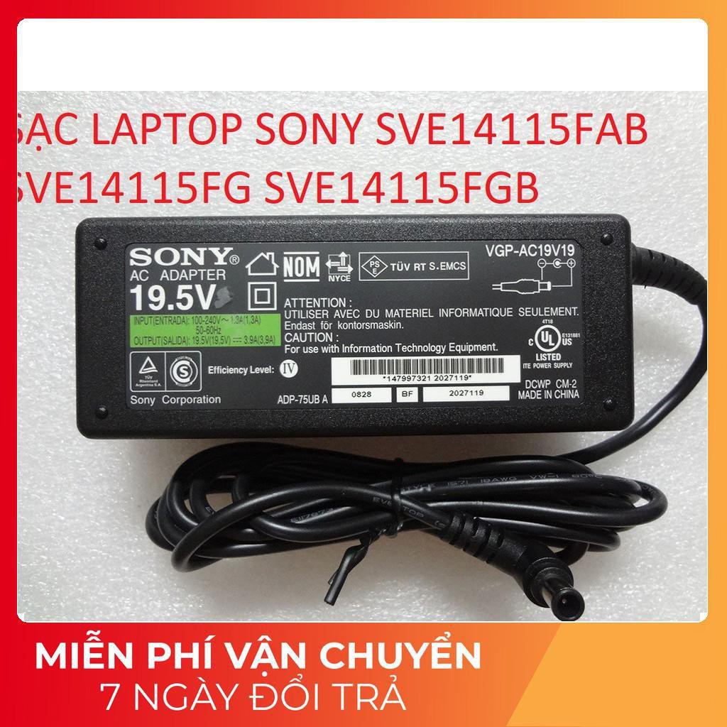 ⚡️[Sạc zin]SẠC LAPTOP SONY SVE14115FAB SVE14115FG SVE14115FGB