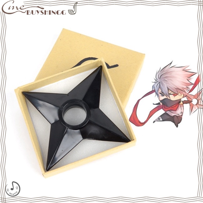 Naruto Anime Plastic Black Shuriken