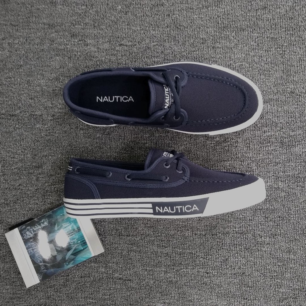 GIÀY THUYỀN NAM XÁCH TAY MỸ - NAUTICA SPINNAKER 2 CANVAS SNEAKER - MINH GA USA