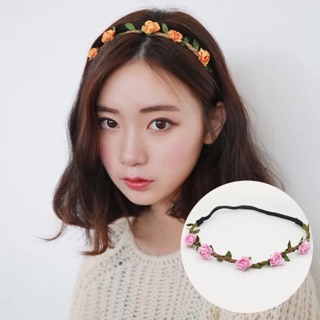 Bờm tóc hoa giấy kỉ yếu - chụp ảnh đi chơi xinh