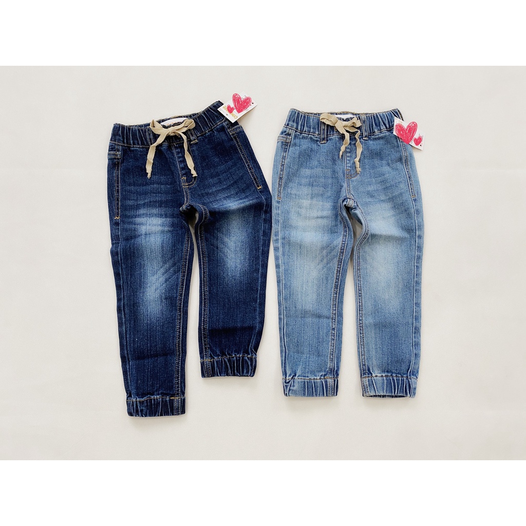 Quần jean Dài Slim fit Bo Gấu Bé Trai Hàng Xuất Xịn size 23kg đến 33kg