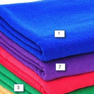Combo bộ 10 Khăn lau xe ô tô kích thước 30 x 70cm tặng kèm 1 khăn lau đa năng kích thước 30 x 30cm