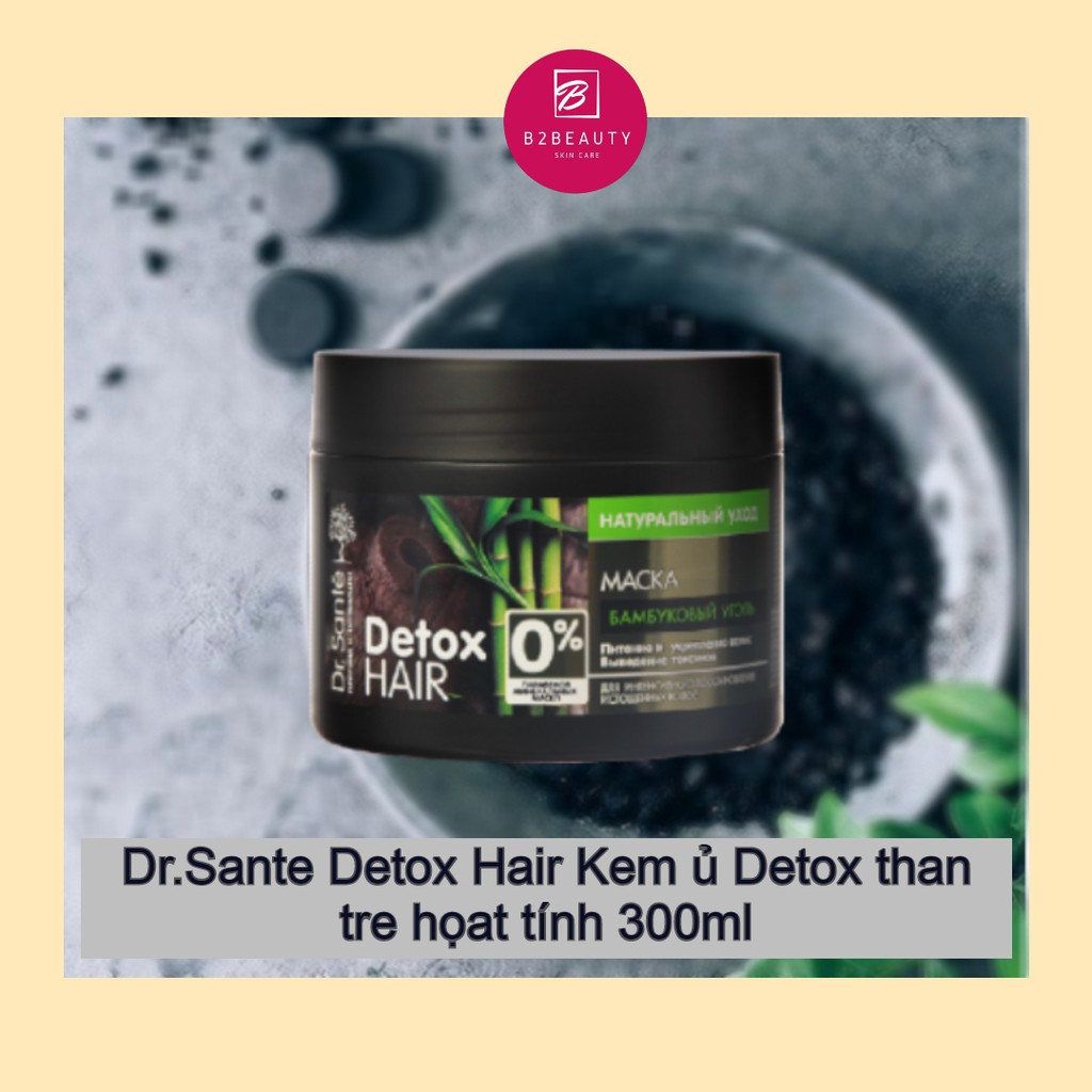 Kem Ủ Dr. Santé Detox Hair Than Tre Hoạt Tính 300ml, 1000ml | BigBuy360 - bigbuy360.vn
