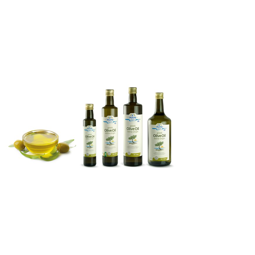 Dầu Extra Virgin Olive Hữu Cơ(250ml&500ml) - Mani - HCMShop