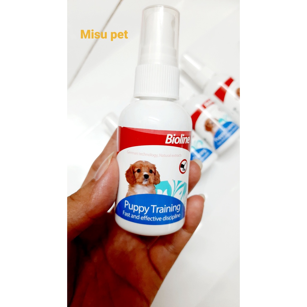 Xịt hướng dẫn đi vệ sinh đúng chỗ cho chó mèo - Bioline 50ml