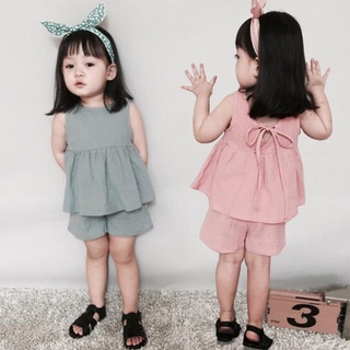 Bộ đồ cho bé gái phong cách Hàn Quốc siêu xinh