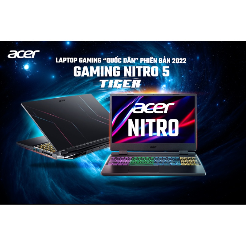 [ELBAU7 giảm 7% tối đa 1TR] Laptop Acer Nitro 5 Tiger AN515-58-52SP i5 - 12500H | 8GB | 512GB | RTX 3050 4GB | Win 11