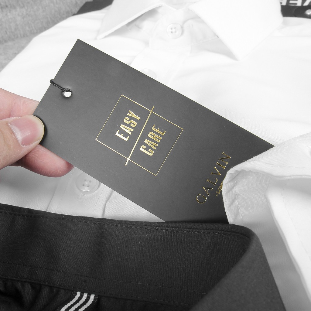 (Tặng Quần tây 420k) Sơ mi nam Galvin áo chất cotton co giãn chống nhăn 4 màu - Leo Vatino | BigBuy360 - bigbuy360.vn