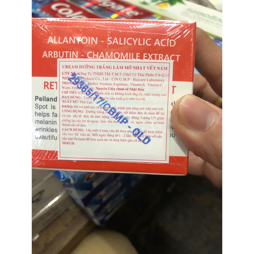 Kem Dưỡng Trắng Da Làm Mờ Vết Nám PEILAND ANTI-WRINKLE & SPOT 20g | BigBuy360 - bigbuy360.vn