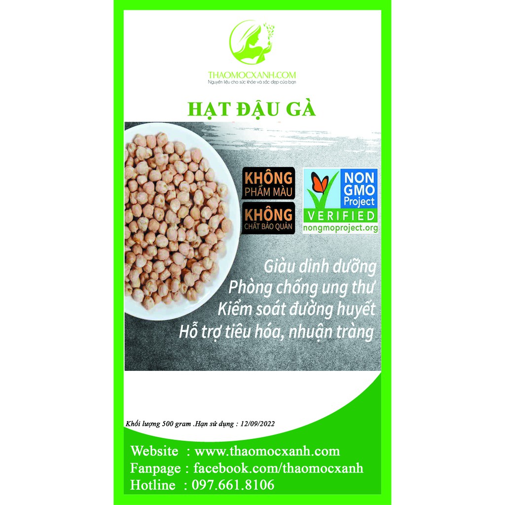 Đậu Gà 500G Trắng (MỸ/ARGENTINA) 💝FREE SHIP💝 Dau Ga Trang Hàng Date Mới Liên Tục TPHCM