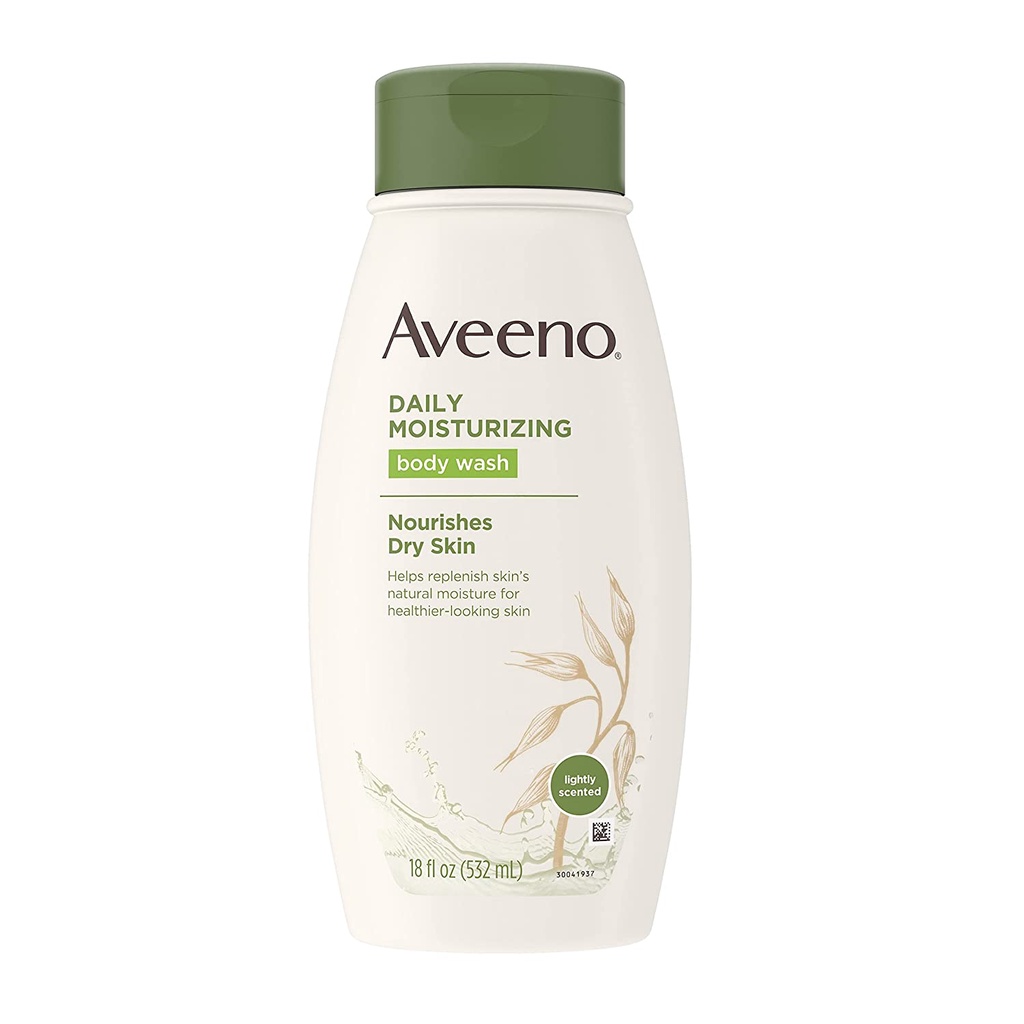 Sữa tắm dưỡng ẩm  Aveeno Daily Moisturizing Body Wash for Dry Skin 18oz 532ml