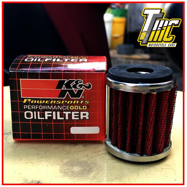 Lọc nhớt vải thép K&N cho dòng xe Yamaha Exciter Sirius Taurus R15 Fz150, Jupiter độ bền cao lọc sạch hơn zin