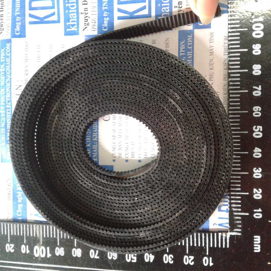 1 mét dây đai truyền động 2GT-6mm rời chưa nối khổ 6mm (máy in 3d) 1m (giá cho 1 mét) kde0446