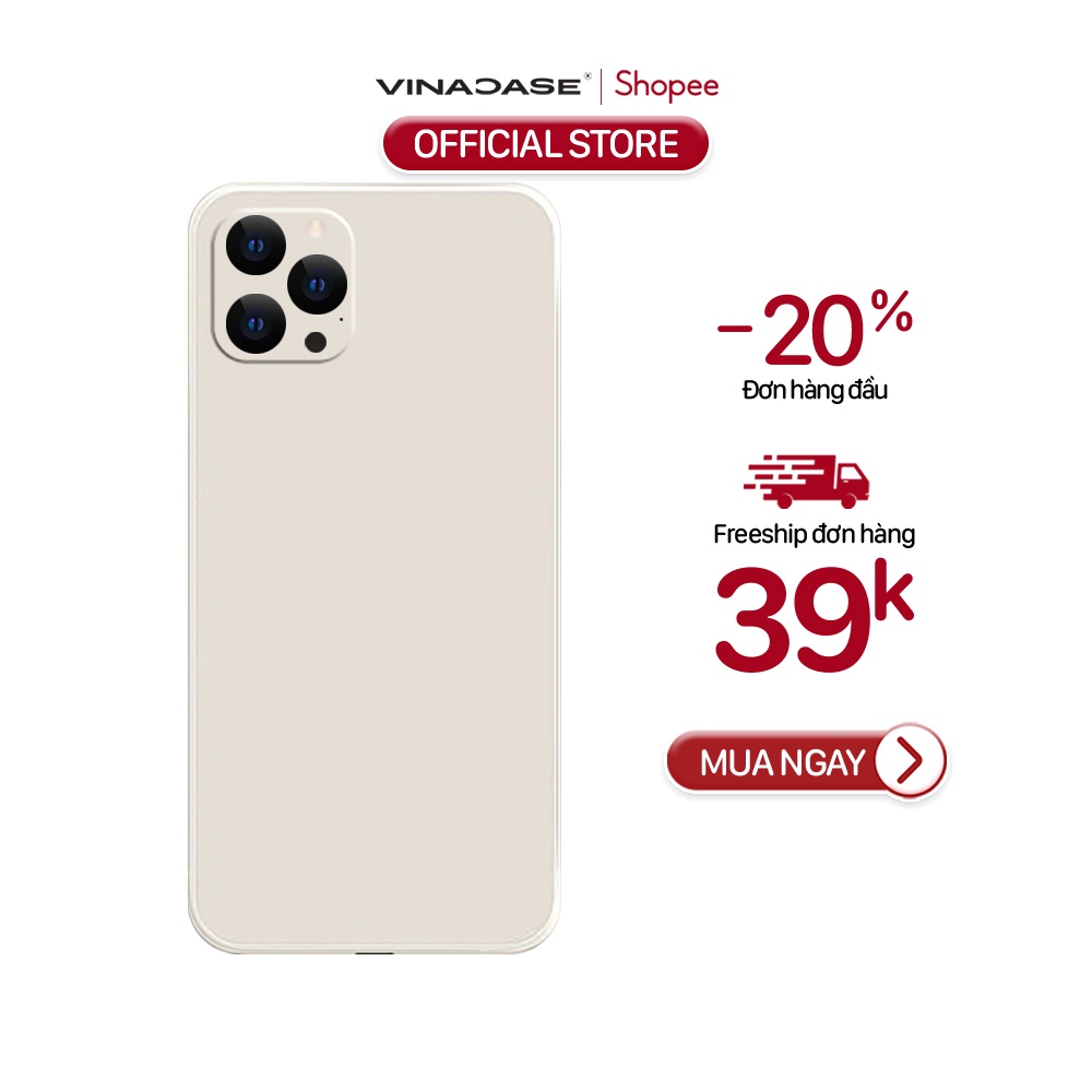 Ốp lưng Vina Case đủ dòng Iphone 5G/6S/7G/8+/X/Xs/11/12 Pro/....Silicone TPU dẻo trơn viền vuông bảo vệ camera | BigBuy360 - bigbuy360.vn
