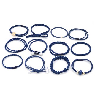 Hộp 12 Dây Buộc Tóc Hàn Quốc
