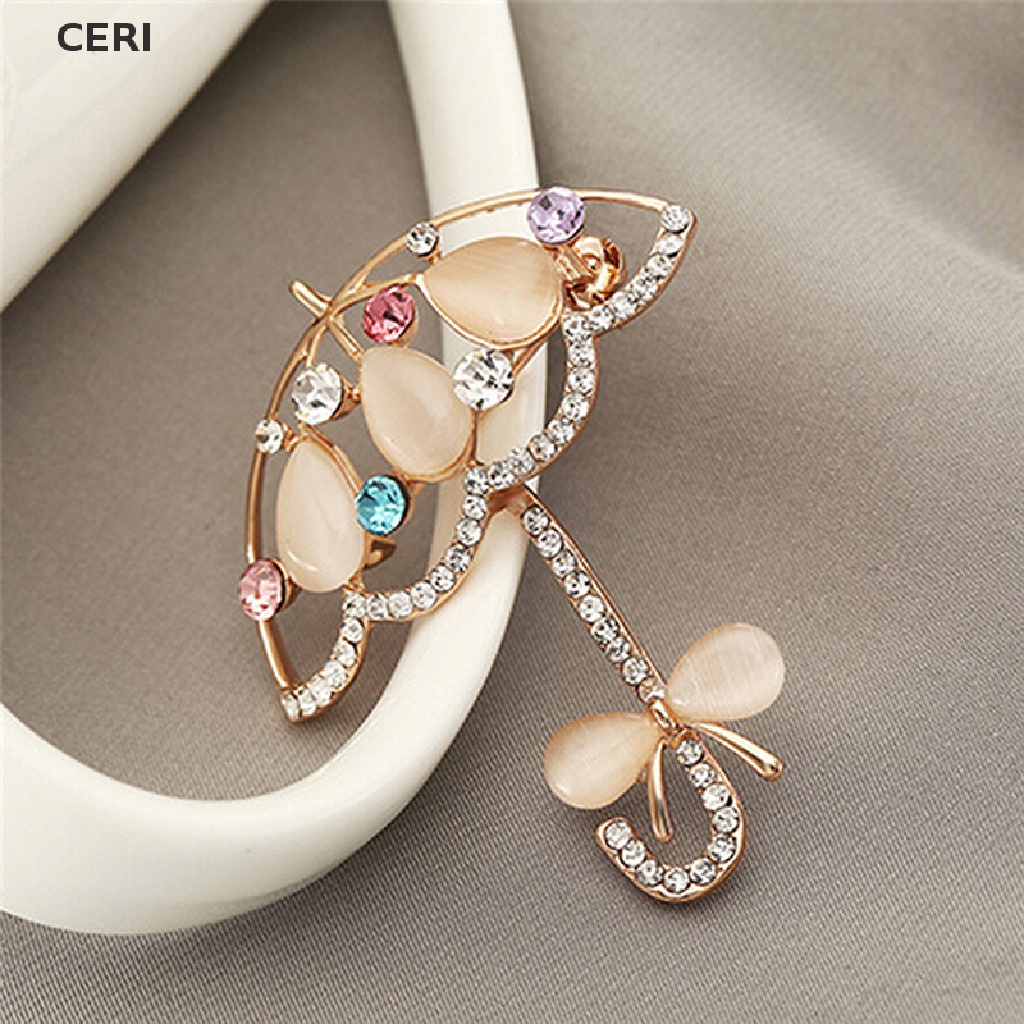 Ghim Cài Áo Hình Cây Dù Hoạt Hình Tráng Men Thời Trang