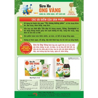 [Mới] Siro ho Ong Vàng Plus H/30g