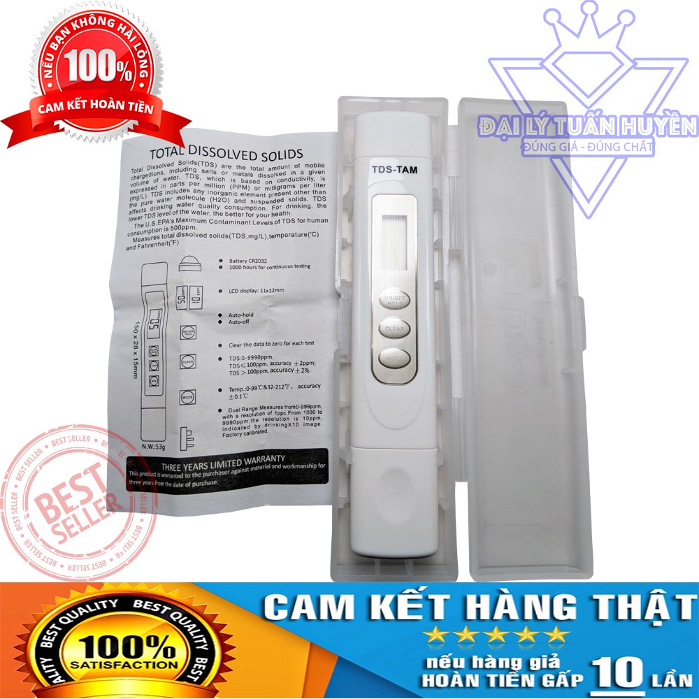 Bút TDS test thử kiểm tra nước - Hàng Nhập Khẩu