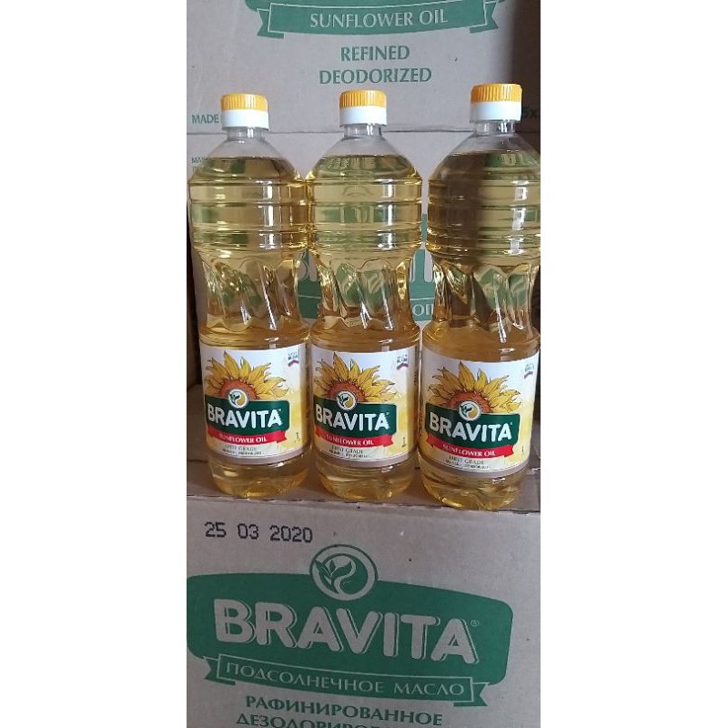 Dầu hướng dương NGA 100% BRAVITA - Người bạn đến từ nước NGA .Hoàn toàn từ thiên nhiên. | BigBuy360 - bigbuy360.vn