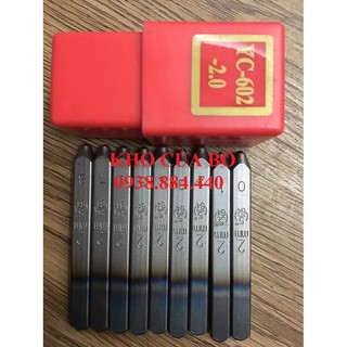 Bộ đóng số 2mm hiệu yc - yc-602-2.0