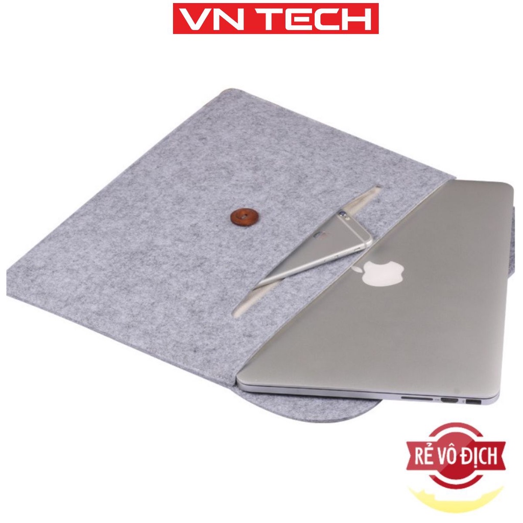 Túi Nỉ Đựng Chống Sốc Macbook, Laptop, iPad Độc Đáo, Nhiều Size Nhiều Màu